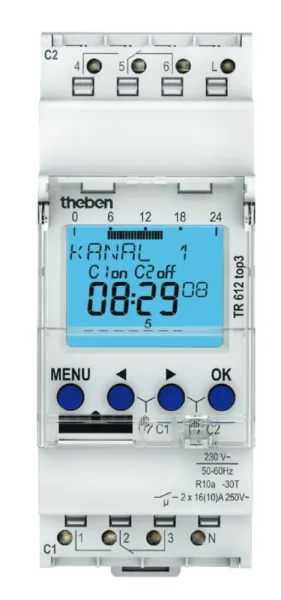 Theben Digitalschaltuhr TR 612 Top 3